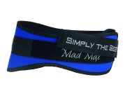 MADMAX Simply the Best Fitness Belt, Unisex, Blue