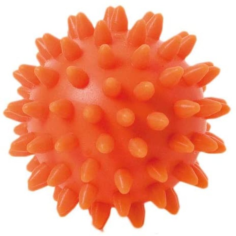 Spiky Massage Ball 6 cm set of 2, orange, 6 cm