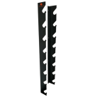 Wall mounted bars rack 135.5x11.5x4.5 cm