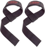 Padded Cotton Lifting Straps - Black