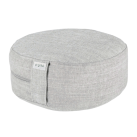 Buckwheat husk pouf ZAFU (35×13 cm, gray) 35x13
