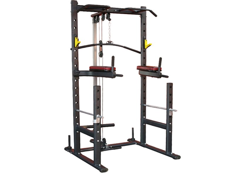 Gravity D Series Multi Rack with Pulldown and Biceps Curl