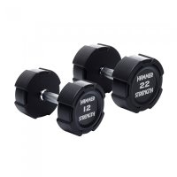 38kg Polyurethane Dumbbell Pair - Blue