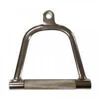 Gravity R Flat D-Handle Grip steel Crossover cable attachment, 0.8 kg, 18 cm