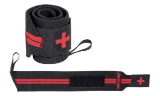 RED LINE WRIST WRAPS 18" BLK/RED