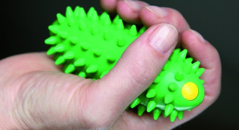 Massage ball Brasil, set of 2, green