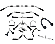 Strength equipment accessories, handles